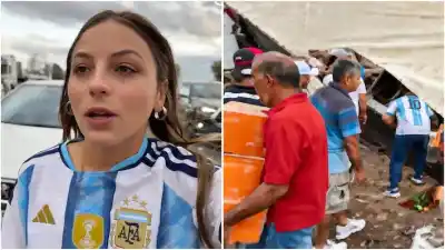 Un camión volcó con aceite de oliva y lo que pasó después desató el caos en la ruta