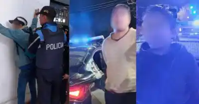 Volvió a su departamento y se encontró con un hombre que salía cargado de cosas