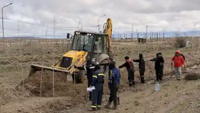 Las Heras tendrá un escudo verde: plantarán 10.000 árboles en el acceso