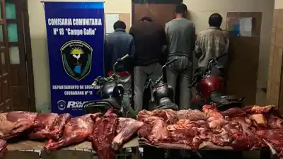 Interceptaron a cuatro sospechosos en zona rural: lo que transportaban en motocicletas desató una investigación