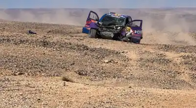 Volcó en pleno rally, quedó afuera de Marruecos y él mismo contó cómo terminó