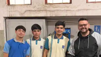 Un empresario donó un motor para la EPET N° 6: lo que harán los alumnos con él