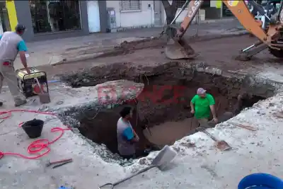 Paraná sin agua en pleno centro: la rotura que complicó a media ciudad y el dato que nadie esperaba