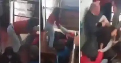 Pelea feroz en una secundaria de Los Hornos: dos alumnas terminaron en las escaleras y los docentes no dudaron