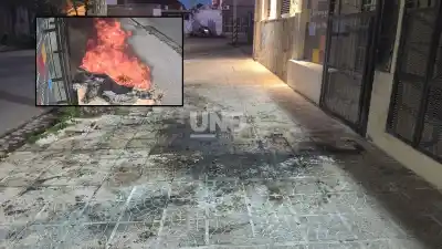 Prendió fuego un colchón frente a la Casa de Juan Diego y huyó: el detalle que tienen los vecinos