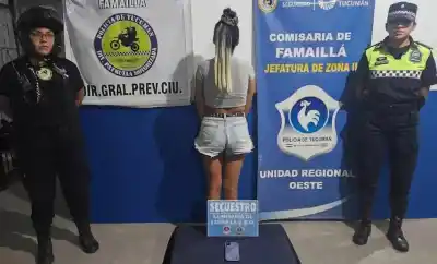Una joven fue interceptada tras un violento asalto en un barrio: esto es lo que llevaba encima