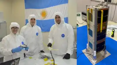 El satélite que armaron estudiantes argentinos ya está listo para volar en un cohete de SpaceX