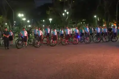 38 policías se prepararon seis días para una tarea que otros vehículos no pueden hacer