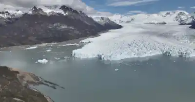 El glaciar Perito Moreno se aleja de la costa a un ritmo que no se veía desde 1899