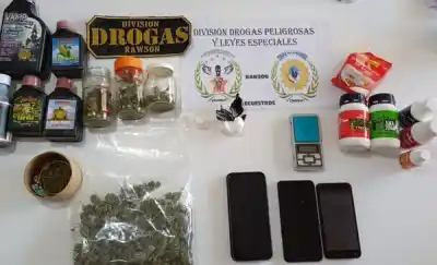 Allanaron una casa en Rawson y encontraron algo que no esperaban
