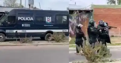 Fueron a cortar la luz clandestina y la Policía terminó recibiendo piedrazos en San Rafael