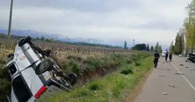 Un choque en cadena en Tupungato dejó a seis turistas brasileños en el hospital