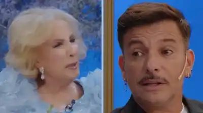 Mirtha Legrand le reclamó a Martín Bossi por una frase que no le gustó: el incómodo momento en su programa