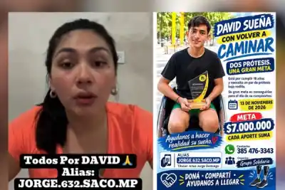 David, de Beltrán, tiene 17 años y una meta que le cambiaría la vida antes de soplar las 18 velitas