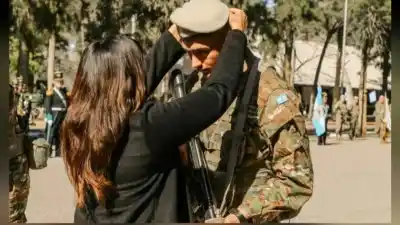 Fue a relevar a un soldado en el RIM 22 y se encontró con una escena que nadie esperaba