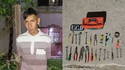 Forcejeó con un embarazada de 40 años y terminó aprehendido: lo que llevaba adentro de una caja de cartón