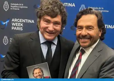 Sáenz le dejó un libro a Milei en París y lanzó un mensaje que incomoda