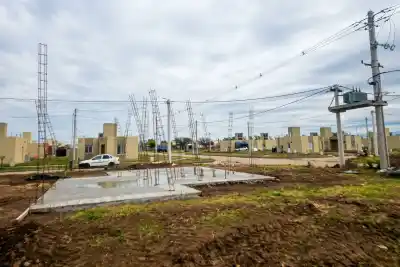 Justo Daract: arrancaron 20 casas nuevas a metros de las que ya entregaron