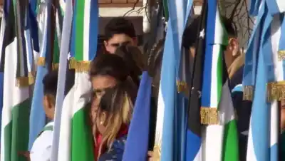 La ceremonia que estrenan 13.000 estudiantes rionegrinos y que no existía hasta ahora