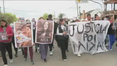 La marcha por Aixa en Tigre: el sospechoso sigue prófugo y dejó un mensaje antes de desaparecer