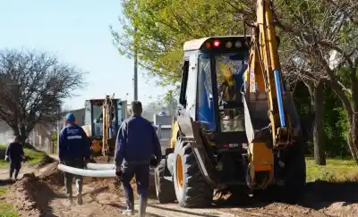 Villa Hilda suma más de mil metros de cañería: quiénes podrán conectarse a la red
