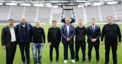 Kicillof y Tapia metieron la lupa en el Único: el estadio que la Selección ya tiene fecha para estrenar