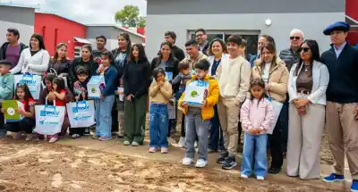 Ocho familias de Parera recibieron sus llaves: la historia detrás de cada cuota que van a pagar