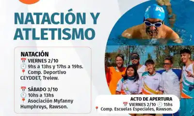 165 deportistas chubutenses van por el título provincial: dónde y cuándo se define