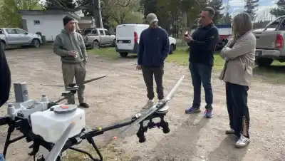 El campo del Valle de Viedma sumó un aliado que vuela: hasta 300 millones para tenerlo