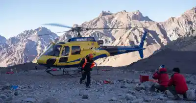 Aconcagua: el helicóptero que todos miran y las horas que nadie explica