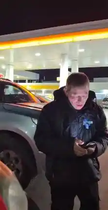 Un movilero de Villa Mercedes terminó lastimado en una estación de servicio: quién le pegó y por qué