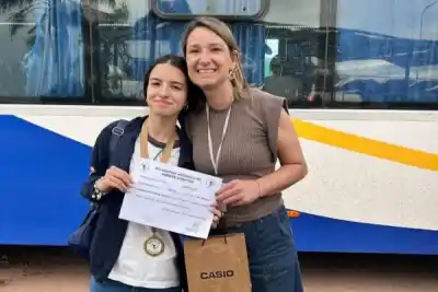Una estudiante de Empedrado se subió a lo más alto en una olimpiada matemática y no fue la única sorpresa