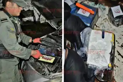 Cargaron el auto en Salta y lo frenaron en Santiago: el escondite estaba junto a la batería