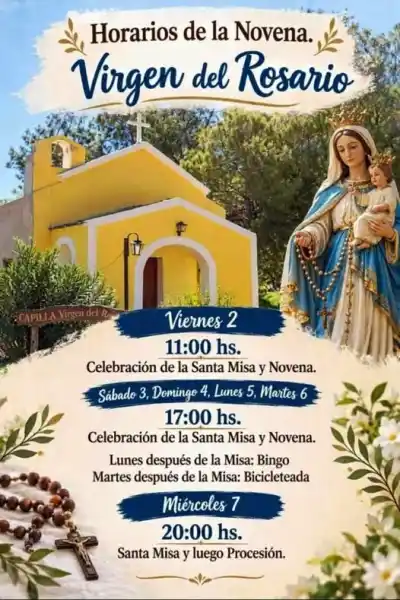 Los Cajones se prepara para su fiesta patronal: la procesión que esperan cada 7 de octubre