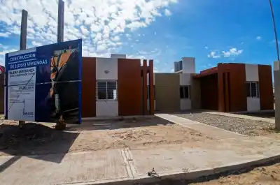 Las 34 casas del sur puntano que ya empiezan a mostrar su forma final