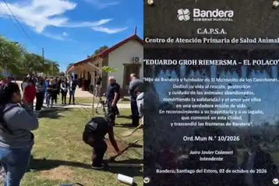 Bandera inmortaliza al "Polaco" Riemersma: su nombre ya es parte del refugio animal
