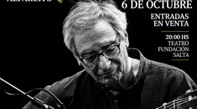 El guitarrista que llega a Salta por una sola noche y un motivo que lo moviliza todo