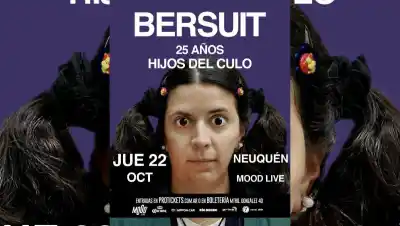 Bersuit vuelve a Neuquén: el festejo que arrancó con un guiño a la tapa original