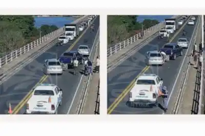 Un siniestro complicó el cruce por el Puente General Belgrano y la policía chaqueña trabaja en el lugar