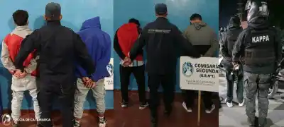 Controles en Catamarca: 17 arrestados y 10 motos secuestradas en una noche