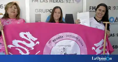 Seis años remando contra el cáncer de mama: la historia que conmueve a las Guerreras Rosa del Viento
