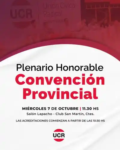 La UCR de Corrientes define su nueva Carta Orgánica: qué cambia y por qué importa