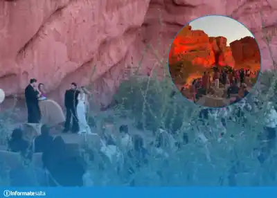 El casamiento en la Quebrada de Las Conchas sumó un video que reabre la polémica