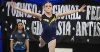 El CePARD se llena de gimnasias: 200 chicas de tres provincias compiten en Santa Cruz