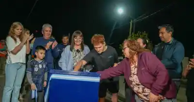 Chimbas: los chicos le pidieron una plaza y Rodríguez les dejó una promesa