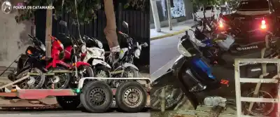 Salieron a la calle con la moto y no pudieron volver: qué encontró la Policía en los controles