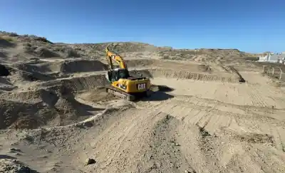 Puerto Pirámides deja atrás los cortes de agua: arrancó una obra clave