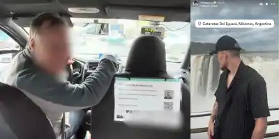 Le ofreció u$s 2.200 a un taxista para ir a las Cataratas: lo que pasó después