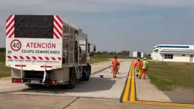 Villa María se prepara para el Festival Aéreo: así quedó la pista del Aeropuerto Regional