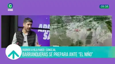 Barranqueras se prepara para El Niño: el detalle del sistema de bombeo que preocupa al concejal Ayala Pared